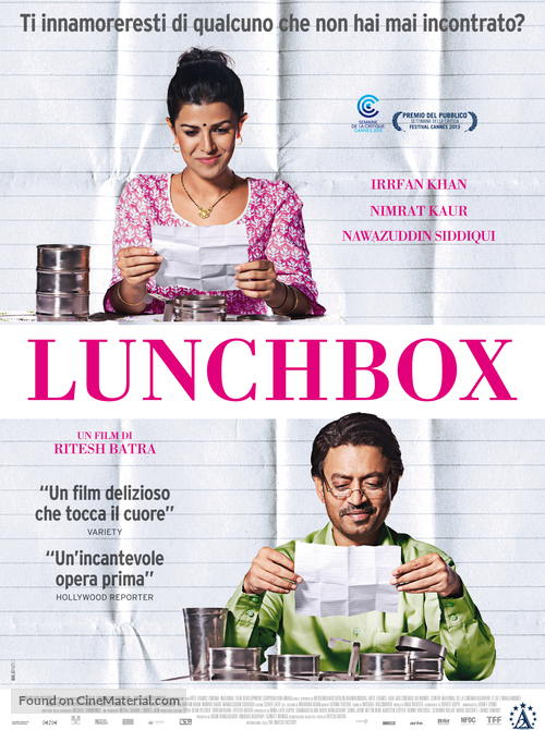 The Lunchbox - Italian Movie Poster