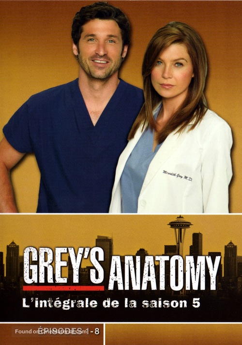 &quot;Grey&#039;s Anatomy&quot; - French DVD movie cover