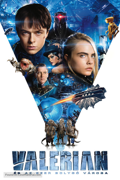 Valerian and the City of a Thousand Planets - Hungarian Movie Cover