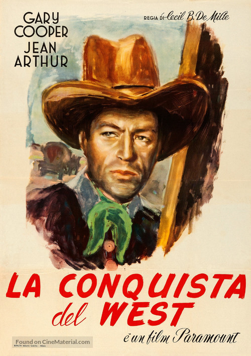 The Plainsman - Italian Movie Poster