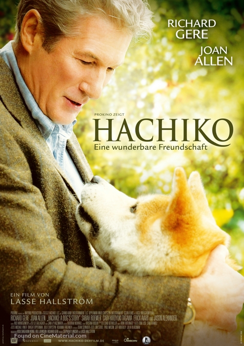 Hachi: A Dog&#039;s Tale - German Movie Poster