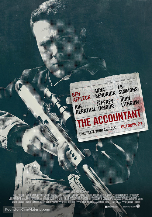 The Accountant - Lebanese Movie Poster