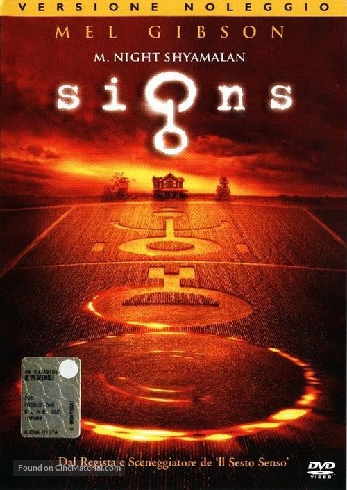 Signs - Italian DVD movie cover