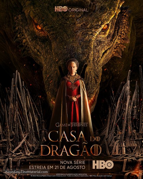 &quot;House of the Dragon&quot; - Brazilian Movie Poster