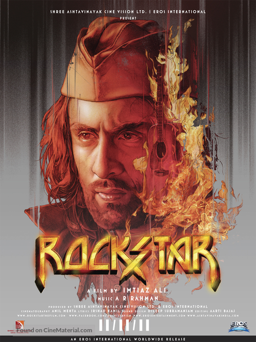 Rockstar - Indian Movie Poster