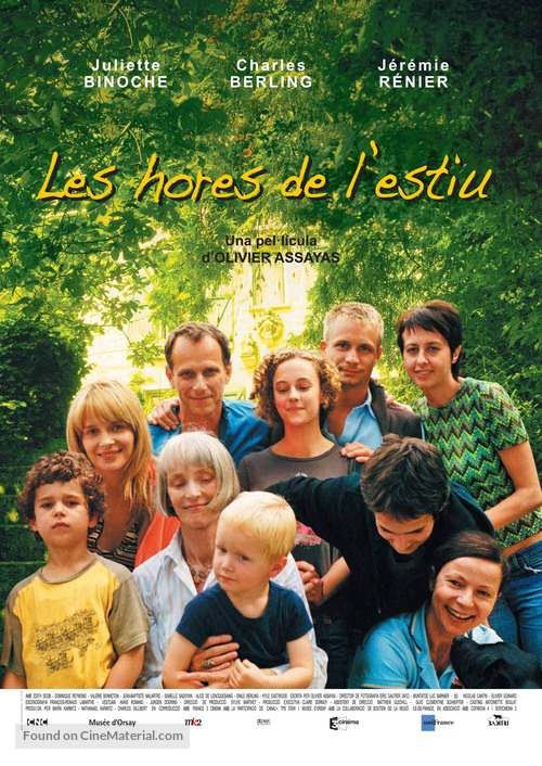 L&#039;heure d&#039;&eacute;t&eacute; - Andorran Movie Poster