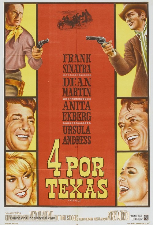 4 for Texas - Argentinian Movie Poster