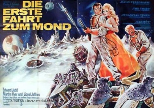 First Men in the Moon - German Movie Poster