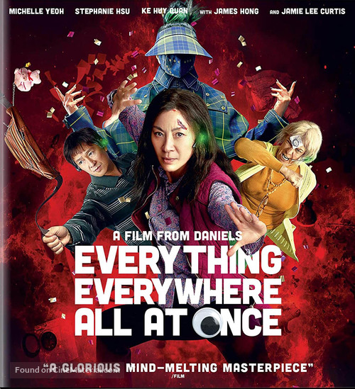 Everything Everywhere All at Once (2022) British movie cover