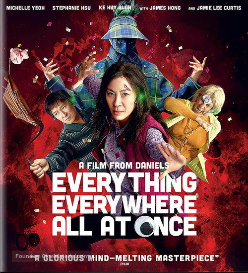 Everything Everywhere All at Once (2022) British movie cover