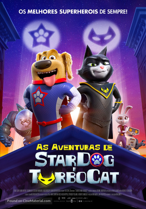 SpaceDog and TurboCat - Portuguese Movie Poster