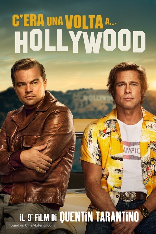 Once Upon a Time in Hollywood - Italian Movie Cover