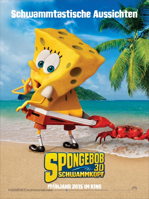 The SpongeBob Movie: Sponge Out of Water - German Movie Poster