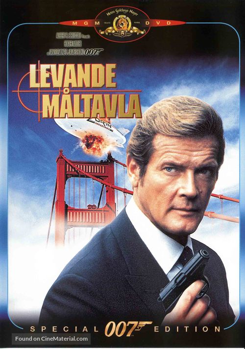 A View To A Kill - Swedish DVD movie cover