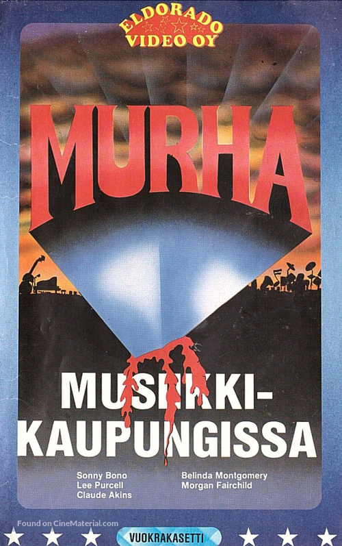 Murder in Music City - Finnish VHS movie cover