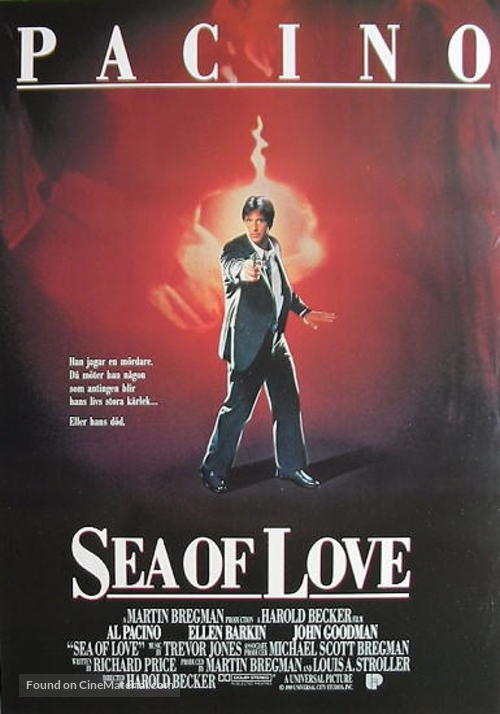 Sea of Love - Swedish Movie Poster