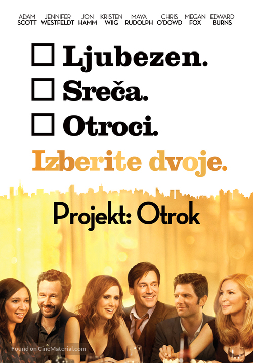 Friends with Kids - Slovenian Movie Poster