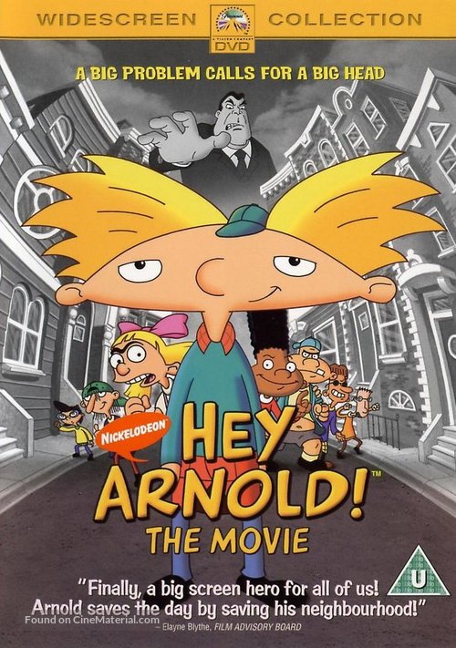 Hey Arnold! The Movie - British Movie Cover