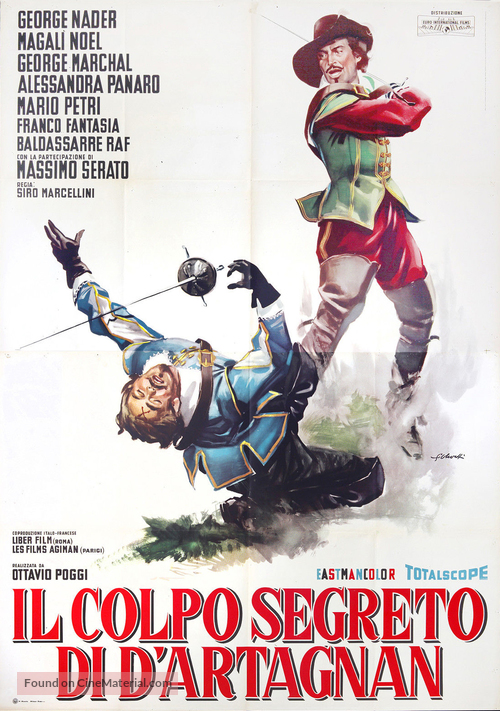 Il colpo segreto di d&#039;Artagnan - Italian Movie Poster