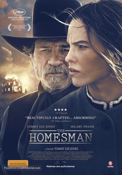 The Homesman - Australian Movie Poster