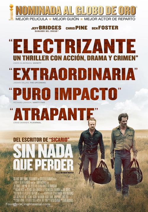 Hell or High Water - Argentinian Movie Poster