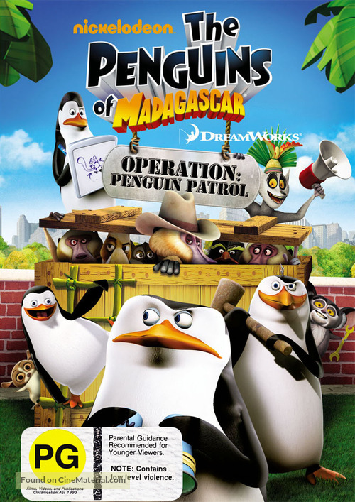 &quot;The Penguins of Madagascar&quot; - New Zealand DVD movie cover