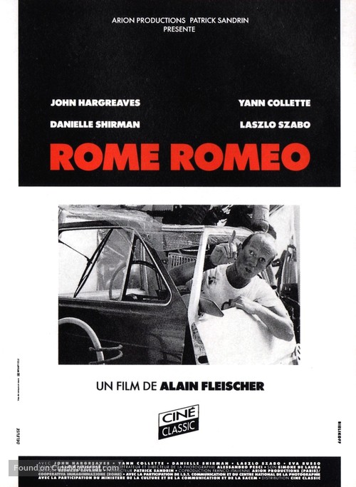 Rome Rom&eacute;o - French Movie Poster