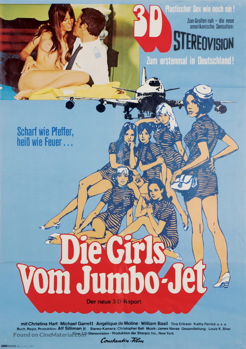 The Stewardesses - German Movie Poster