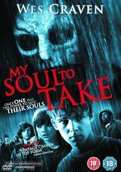 My Soul to Take - British DVD movie cover