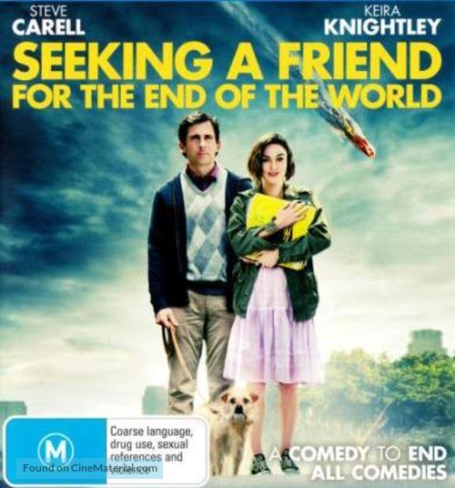 Seeking a Friend for the End of the World - Australian Blu-Ray movie cover