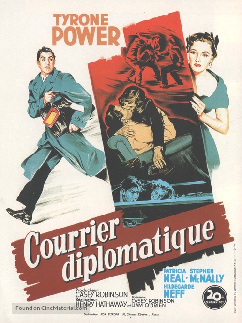 Diplomatic Courier - French Movie Poster