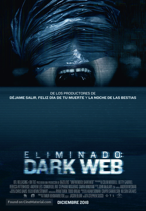 Unfriended: Dark Web - Spanish Movie Poster