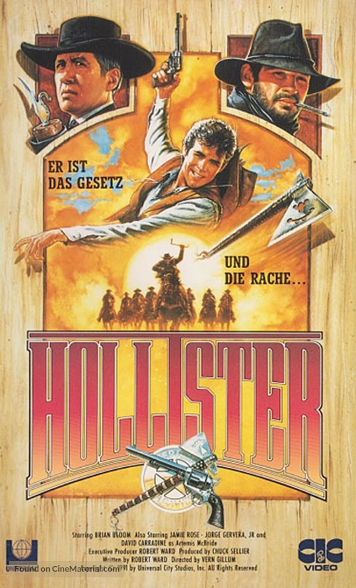 Brotherhood of the Gun - German VHS movie cover