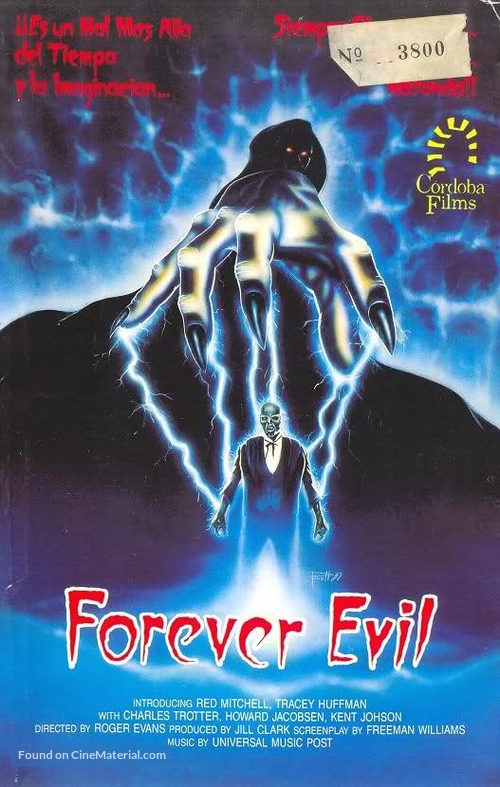 Forever Evil - Spanish VHS movie cover