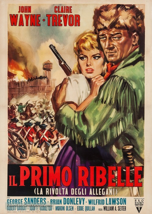 Allegheny Uprising - Italian Movie Poster