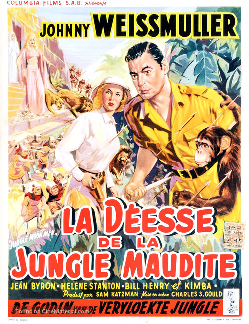 Jungle Moon Men - Belgian Movie Poster