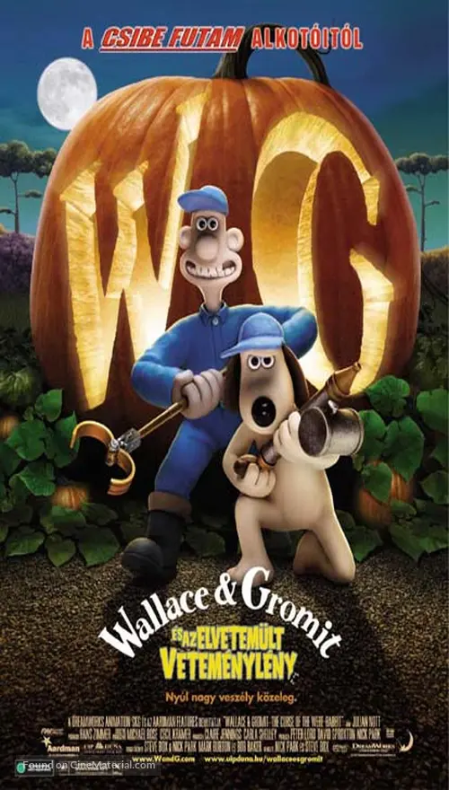 Wallace &amp; Gromit in The Curse of the Were-Rabbit - Hungarian Movie Poster