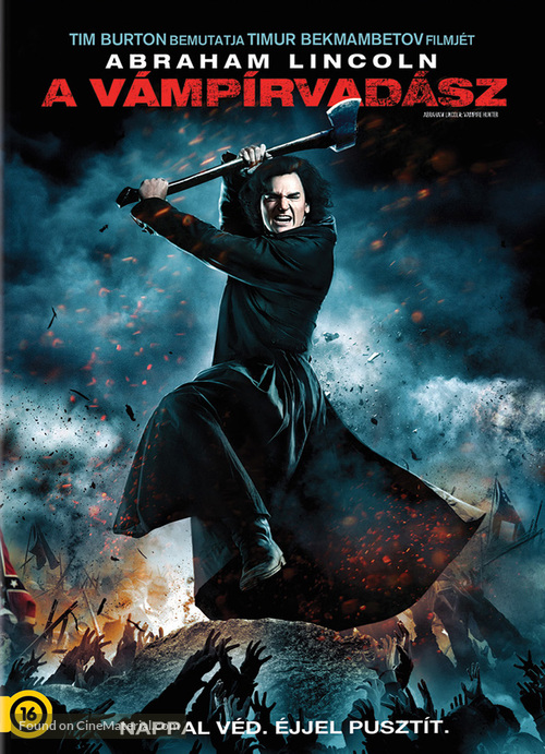 Abraham Lincoln: Vampire Hunter - Hungarian DVD movie cover