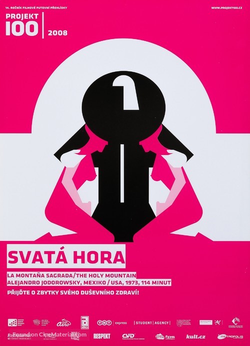 La monta&ntilde;a sagrada - Czech Re-release movie poster