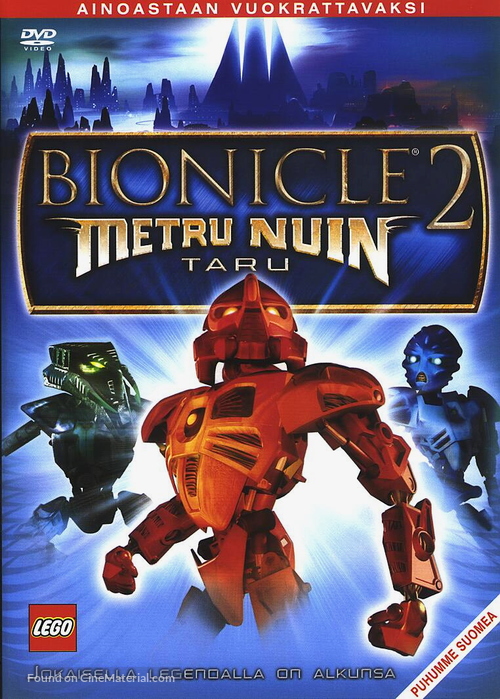 Bionicle 2: Legends of Metru-Nui - Finnish DVD movie cover