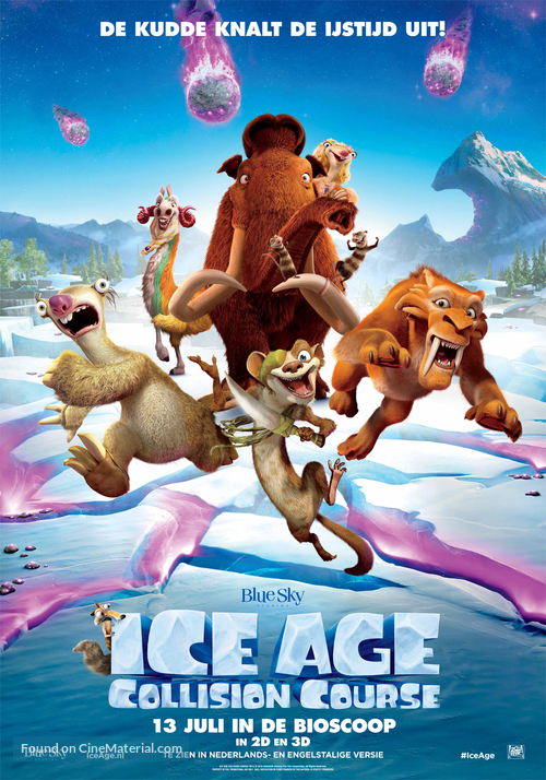 Ice Age: Collision Course - Dutch Movie Poster