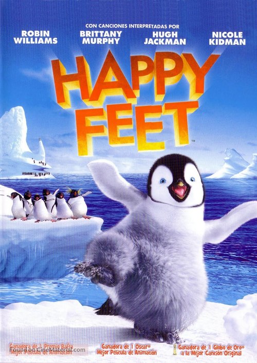 Happy Feet - Spanish DVD movie cover