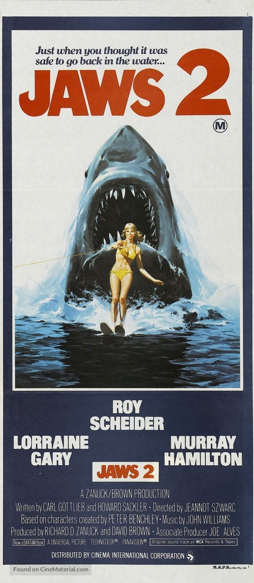 Jaws 2 - Australian Movie Poster