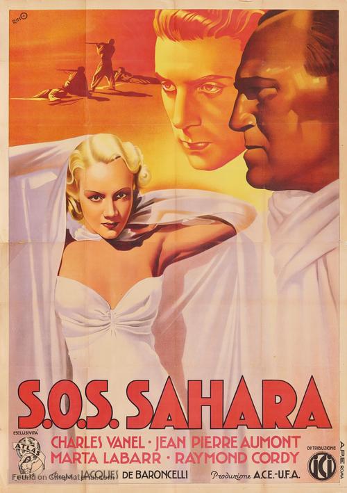 S.O.S. Sahara - Italian Movie Poster