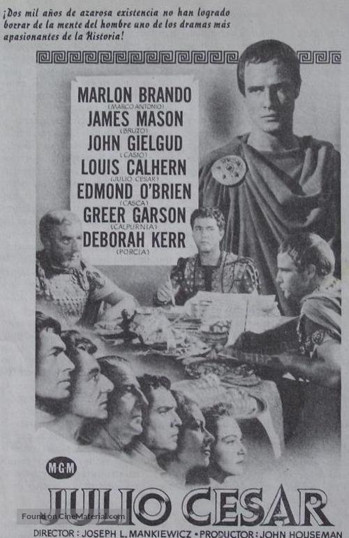 Julius Caesar - Spanish poster