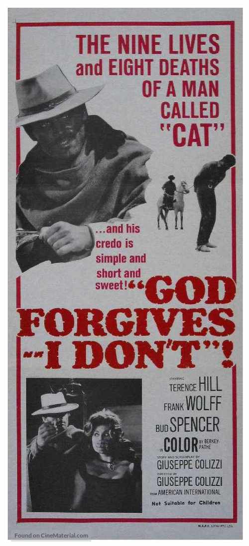 Dio perdona... Io no! - Australian Movie Poster