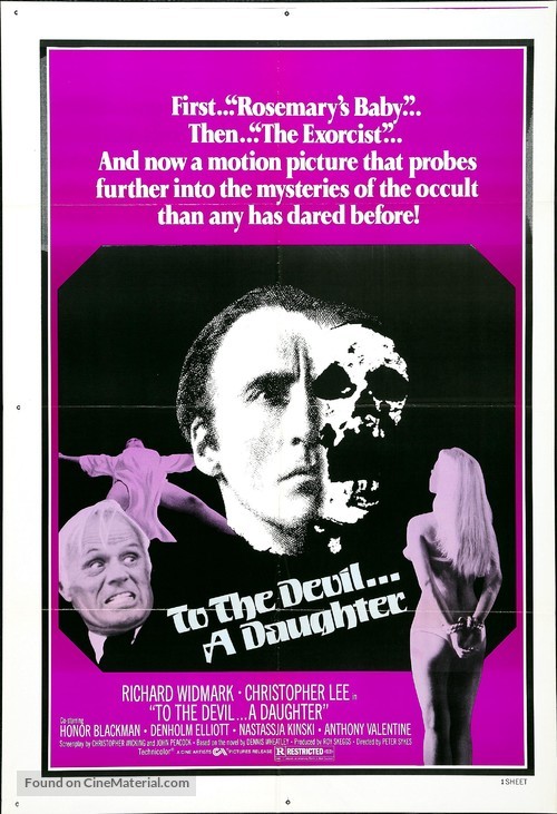 To the Devil a Daughter - Movie Poster