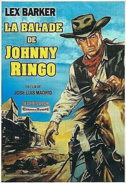 La balada de Johnny Ringo - French Movie Poster