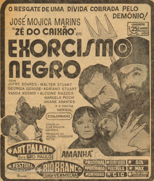 O Exorcismo Negro - Brazilian poster