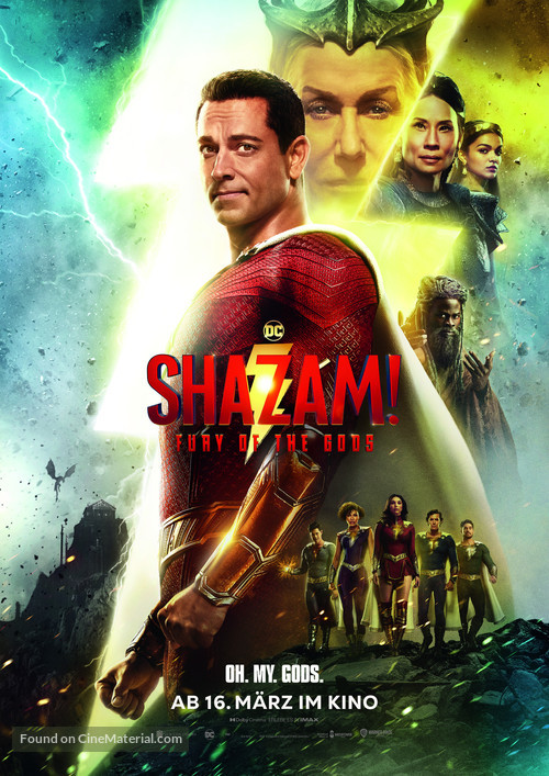 Shazam! Fury of the Gods - German Movie Poster
